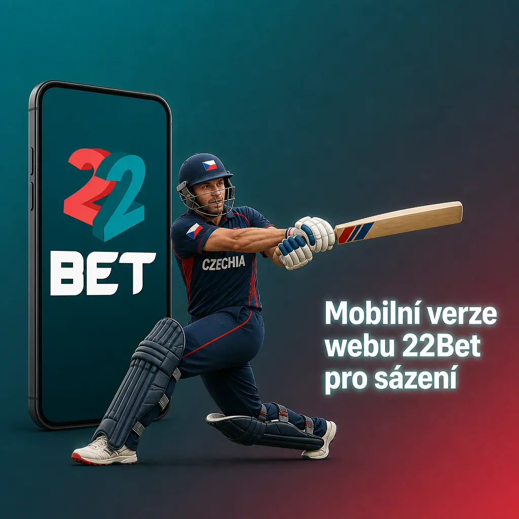 Mobilní verze webu 22Bet pro sázení funguje v prohlížeči na Android i iOS bez instalace aplikace