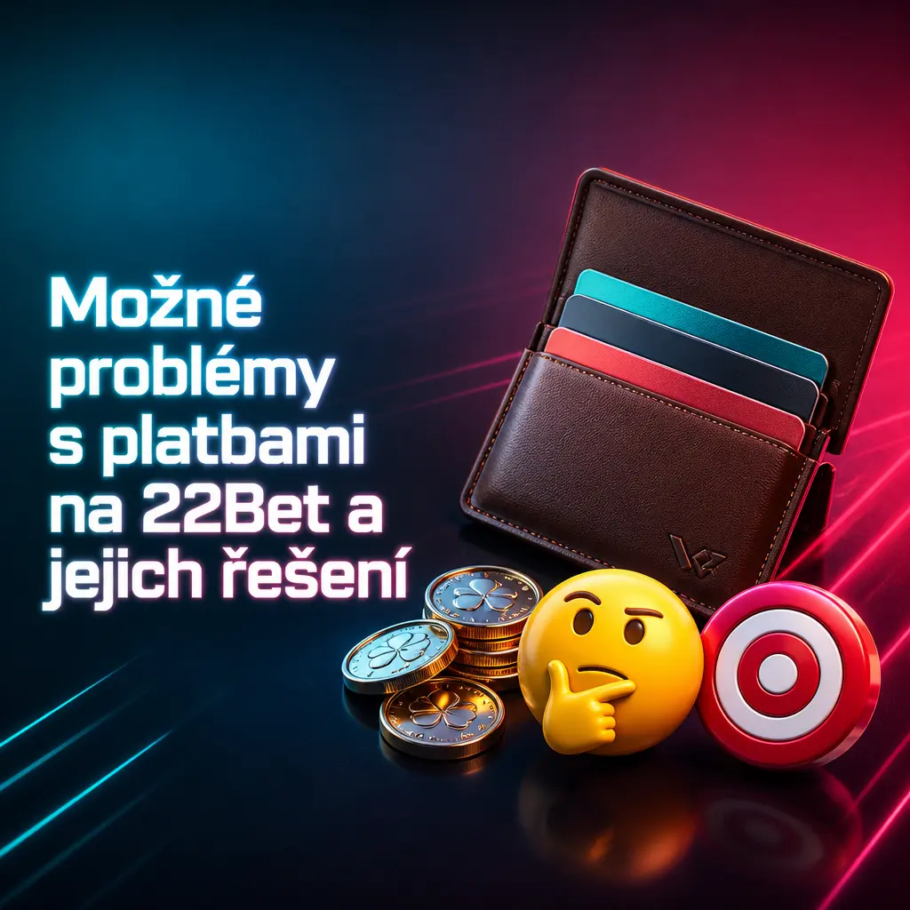 Řešení běžných problémů s platbami na 22Bet: zamítnutý vklad, zpožděný výběr, neúspěšná verifikace a limity výběru.