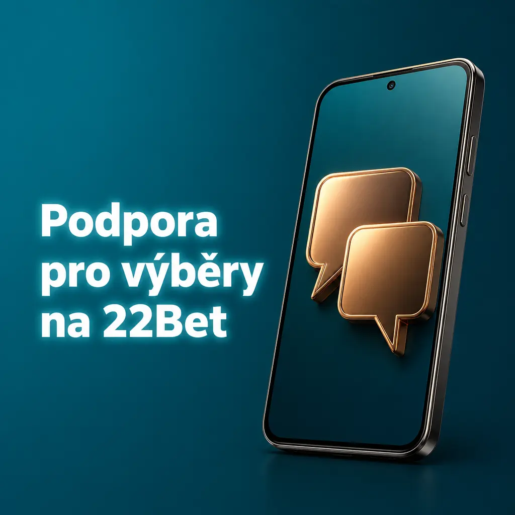 Podpora 22Bet pro výběry: live chat 24/7, e-mail, telefon a sekce nápověda pro hráče v ČR.