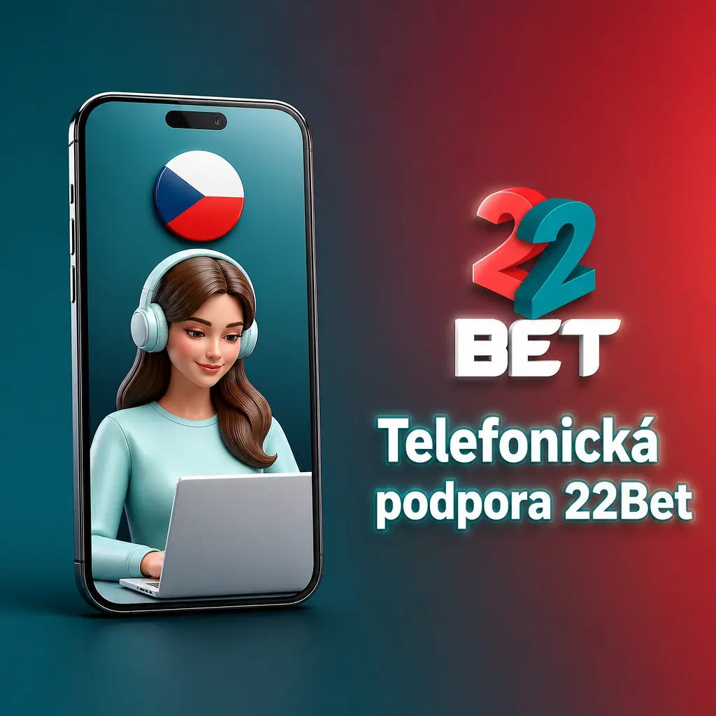 Telefonická podpora 22Bet pro hráče z ČR – chat a e-mail jako hlavní kanály komunikace