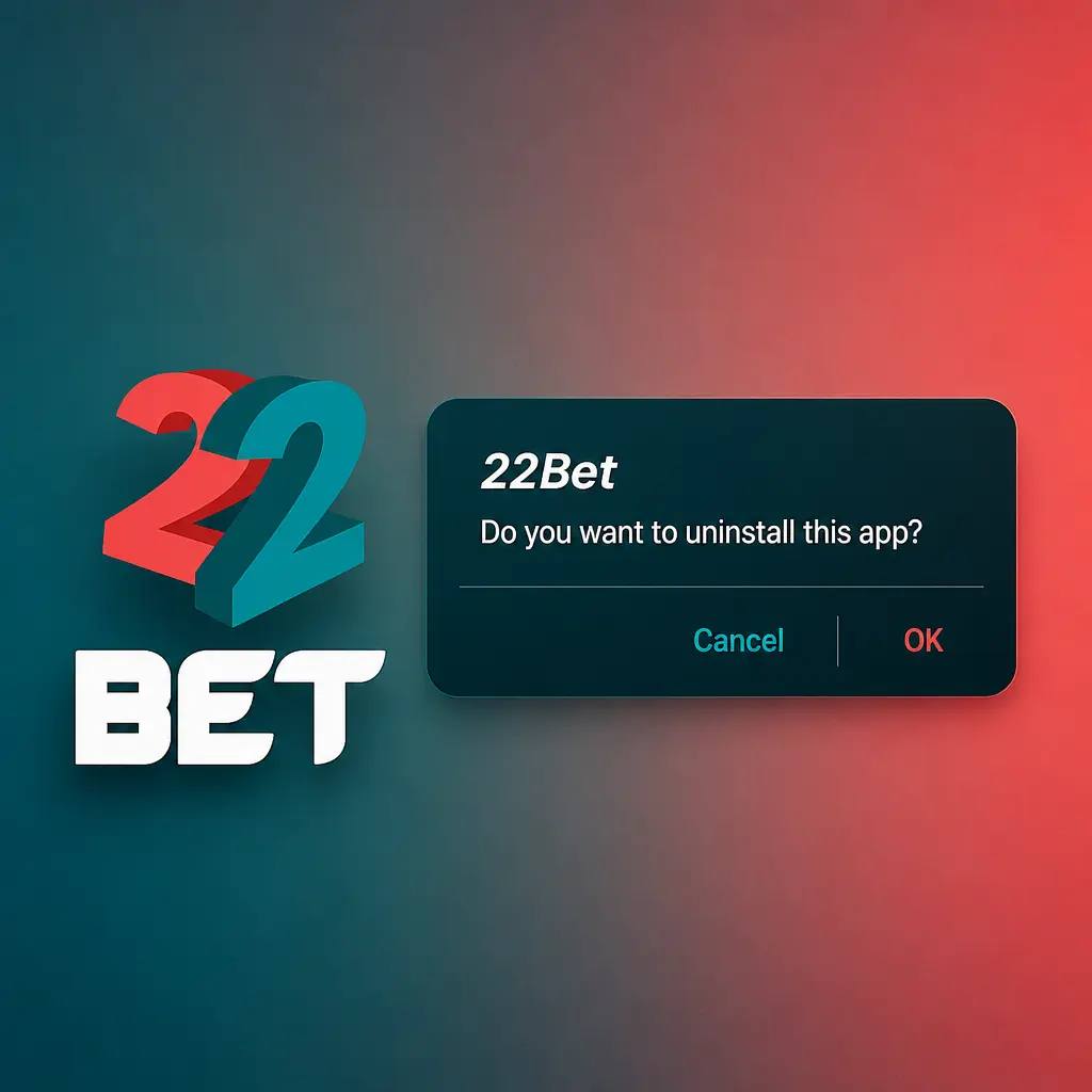 Postup zrušení účtu 22Bet přes živý chat podpory na webu sázkové kanceláře